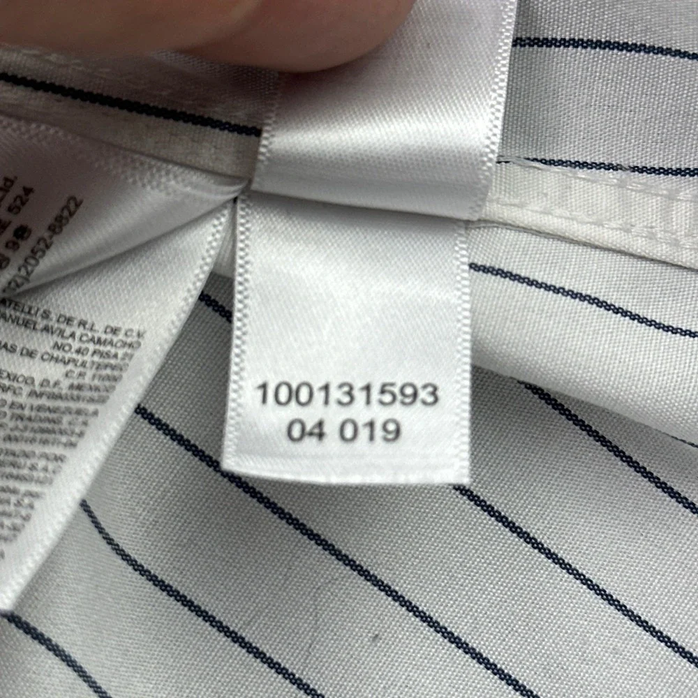 Brooks Brothers Regent Fit Striped Supima Cotton‎ Non-Iron Dress Shirt 16.5 33